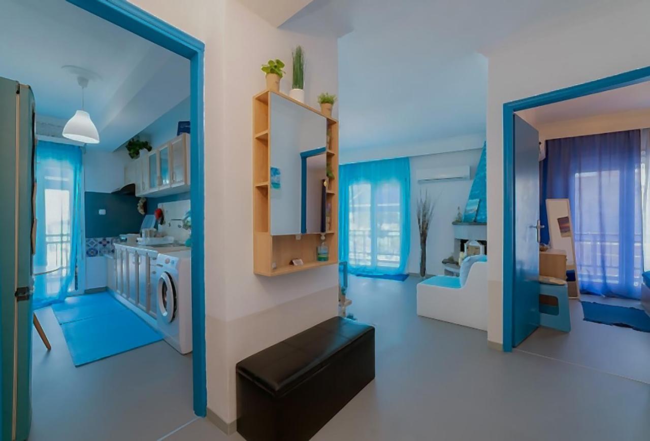 Апартаменты Upper Deck Apt. Неа-Перамос Экстерьер фото