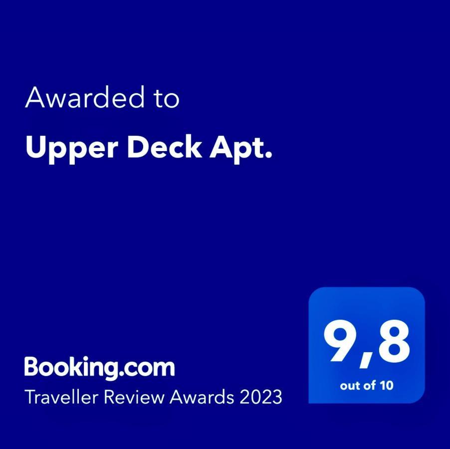 Апартаменты Upper Deck Apt. Неа-Перамос Экстерьер фото