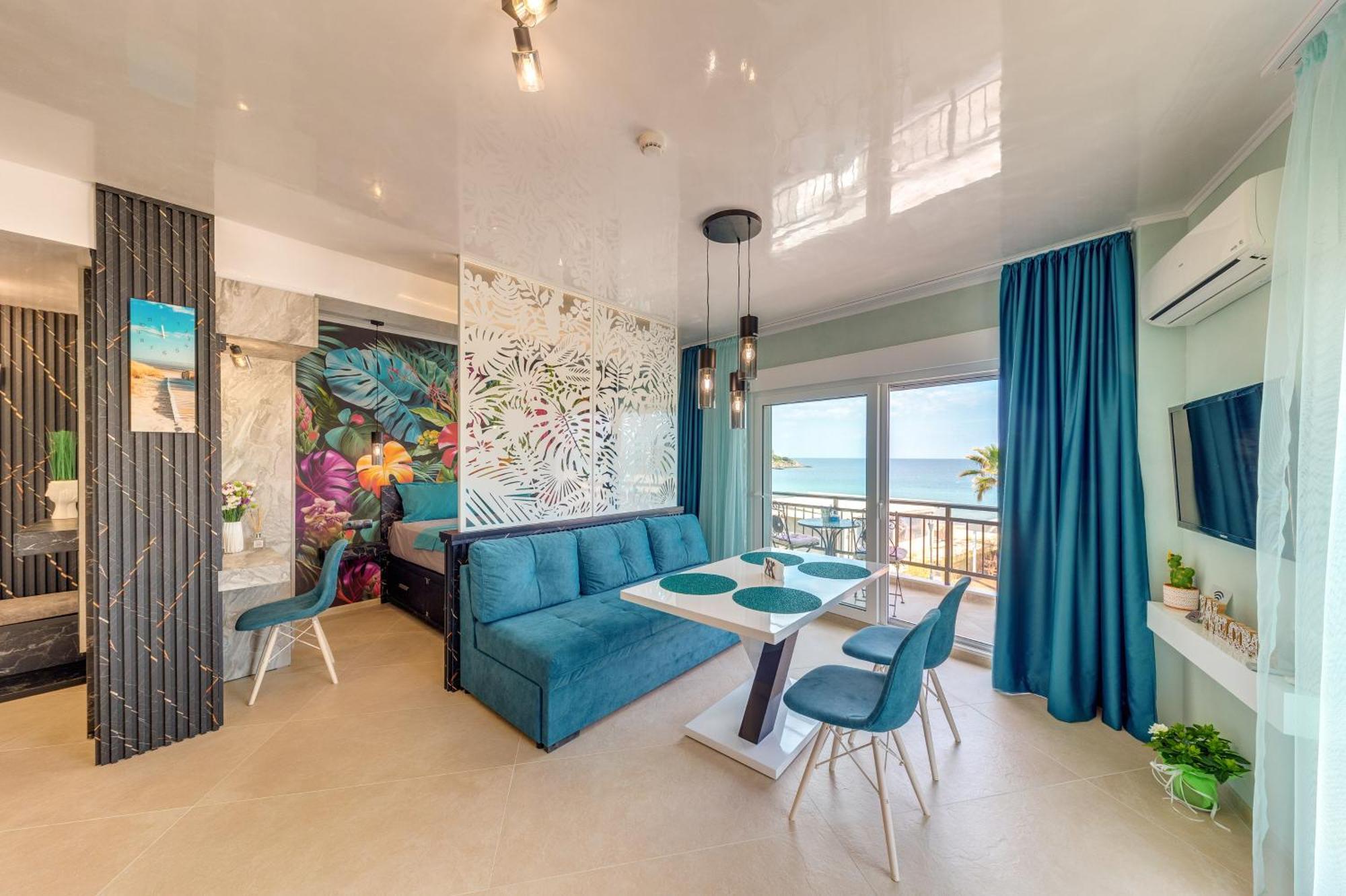 Апартаменты Upper Deck Apt. Неа-Перамос Экстерьер фото