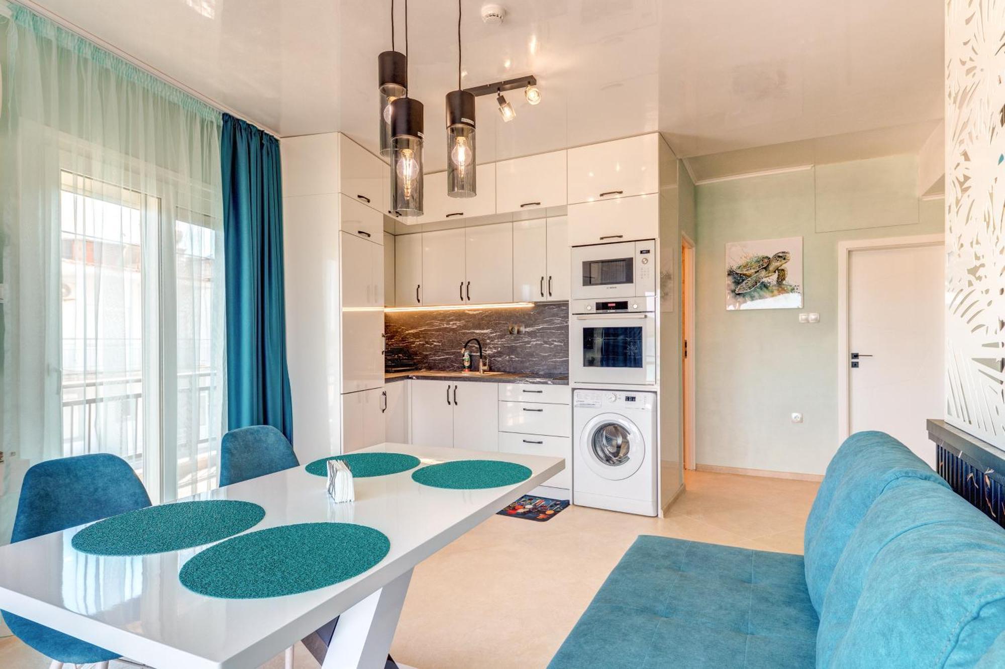 Апартаменты Upper Deck Apt. Неа-Перамос Экстерьер фото